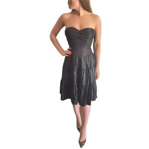 Jovani Strapless Gown Black